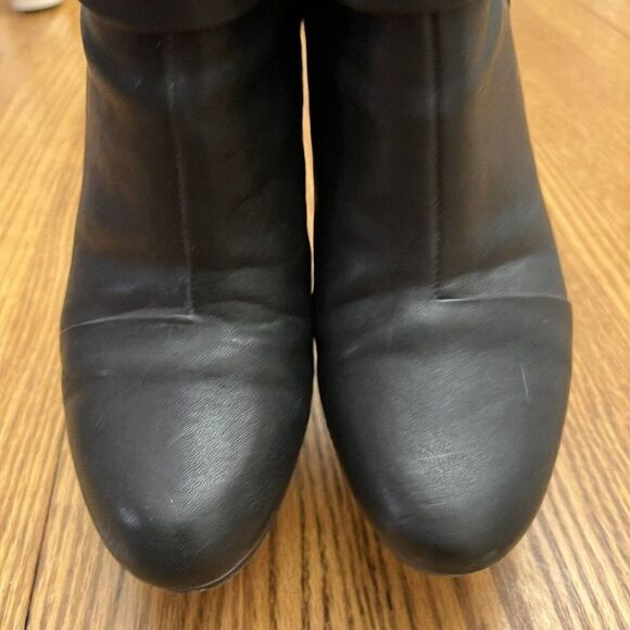 Rag & Bone Boots Newbury Ankle Booties Heels Black Leather Size 39 (8.5-9) - Picture 3 of 9